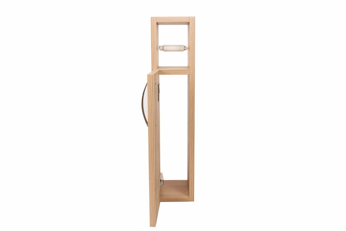 Hanah Home Armario de Baño Star Oak Roble Escandinavo 15x65x12 cm